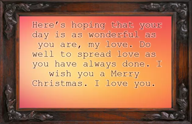 Cute Christmas Messages For Boyfriend