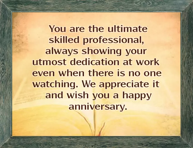 Congratulations Words For Work Anniversary
