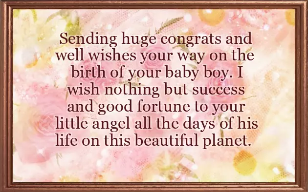 Congratulations On The New Arrival To Your Family