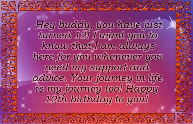 Birthday Wishes For 12 Year Girl