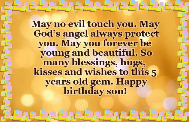 Happy 5 Birthday My Son Happy 5 Birthday My Son