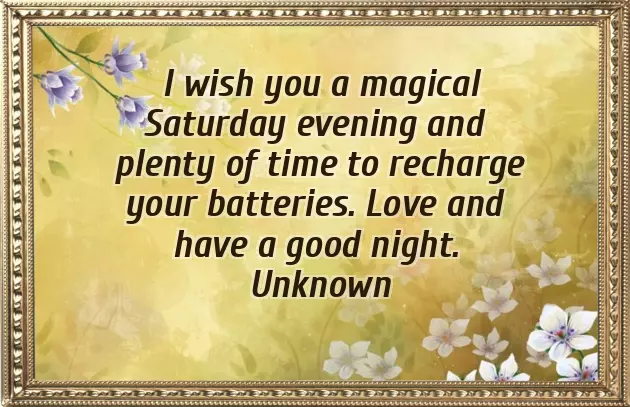 Good Evening Thursday Good Evening Thursday