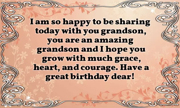 Birthday Wishes Quotes For Grandson