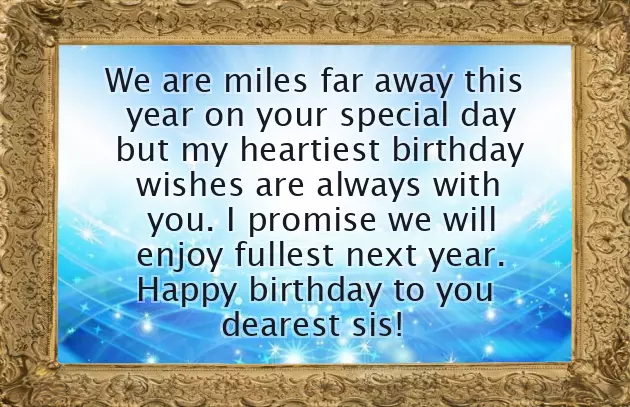 Birthday Wishes To A Cousin Sister