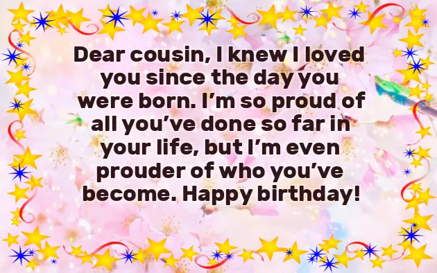 Birthday Wishes To Cousin Female Birthday Wishes To Cousin Female
