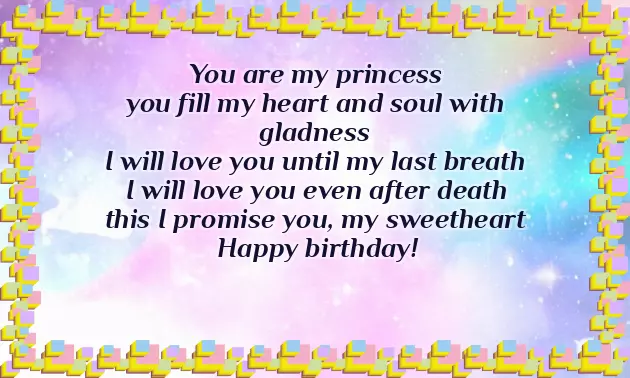 Birthday Wishes In Love Birthday Wishes In Love