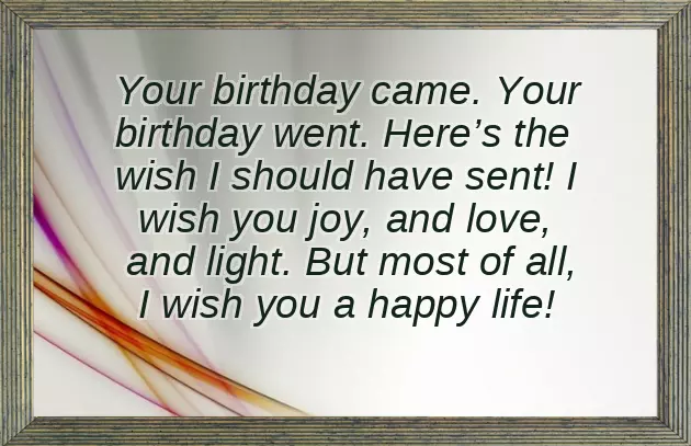 Birthday Wishes Simple Text
