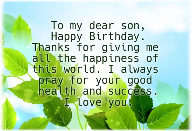 Birthday Wishes For My Adult Son Birthday Wishes For My Adult Son