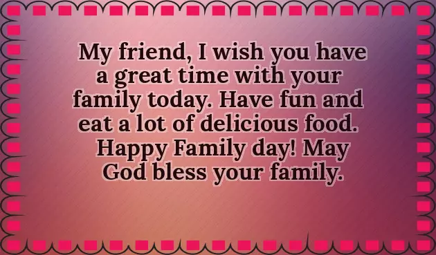 Best Wishes For A Family