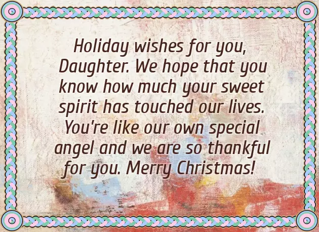 Special Christmas Message For Daughter Special Christmas Message For Daughter