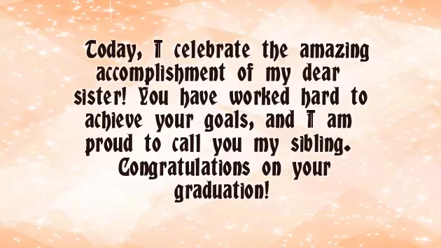 Congratulations To Sister Congratulations To Sister