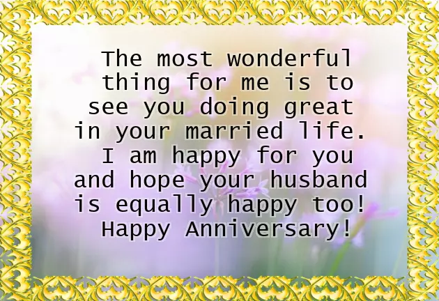 Anniversary Wishes For Sister And Jiju In English