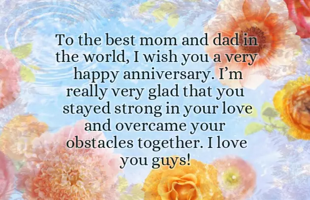 Happy Anniversary To Best Parents Happy Anniversary To Best Parents