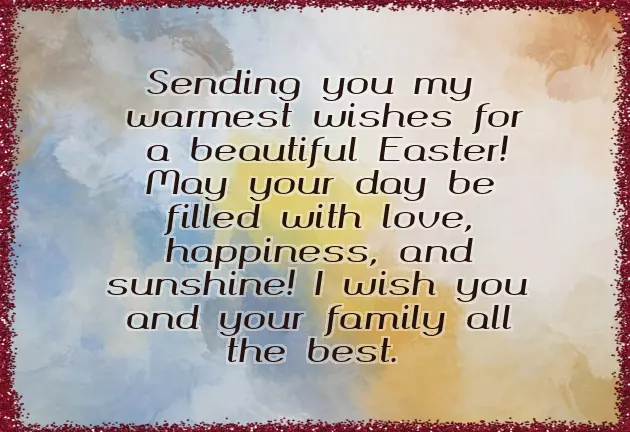 Easter Family Wishes