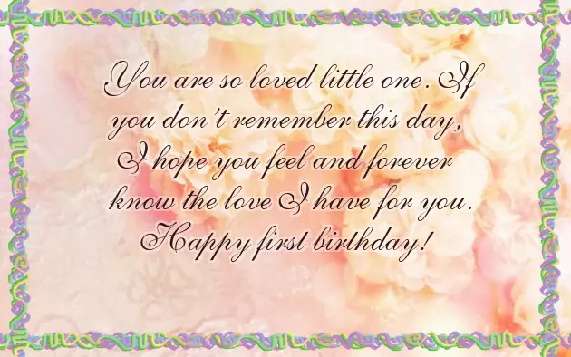 Happy First Birthday Happy First Birthday