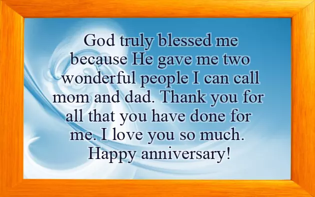 Wishes For Mom And Dad