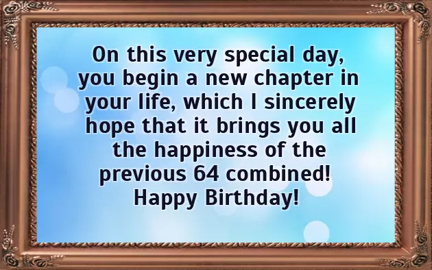 Birthday Greetings For 65 Year Old Woman Birthday Greetings For 65 Year Old Woman