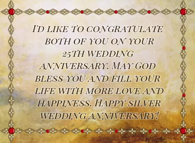 Happy 25Th Anniversary Parents Happy 25Th Anniversary Parents