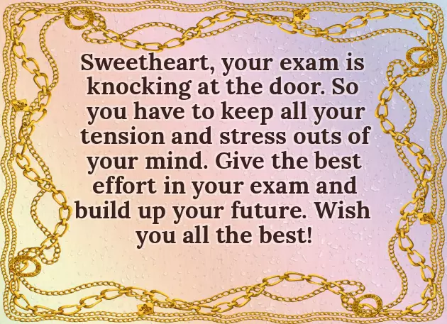 Exam Wishes For Her Exam Wishes For Her