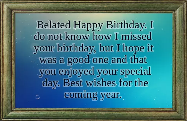 Happy Belated Birthday Gif Happy Belated Birthday Gif