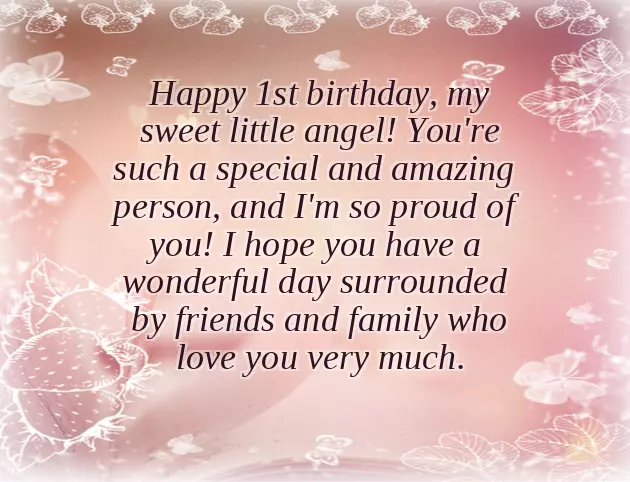 My Daughter 1St Birthday Quotes My Daughter 1St Birthday Quotes