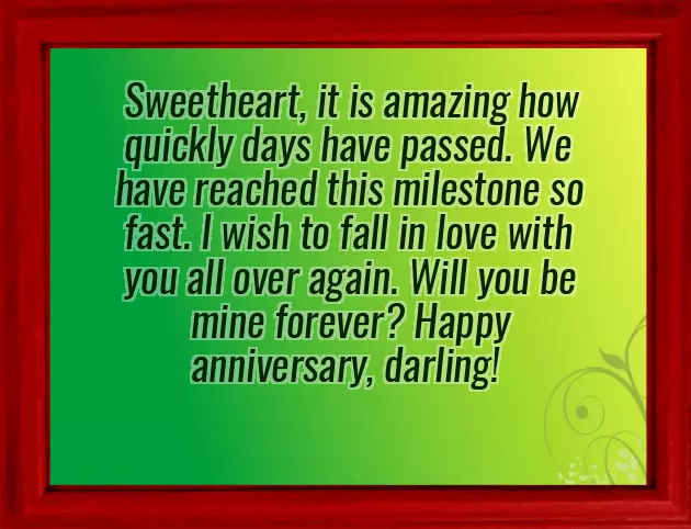 1 Year Proposal Anniversary Quotes