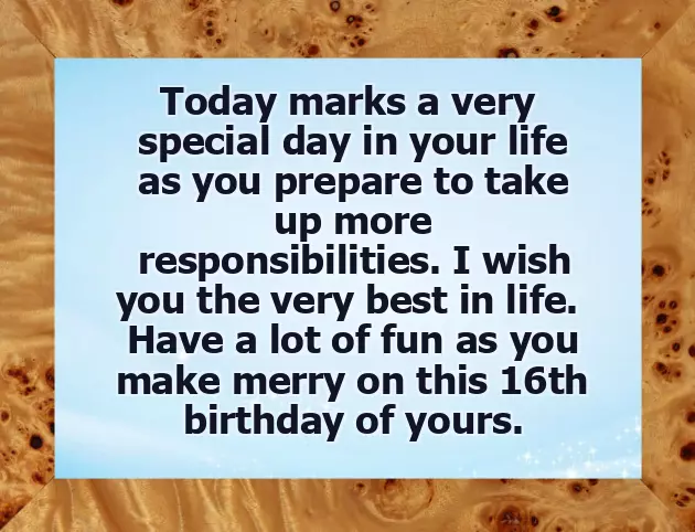 Happy 16Th Birthday Boy