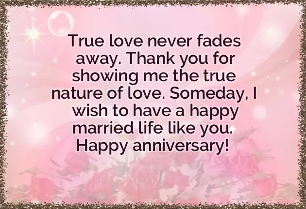 Marriage Anniversary To Parents