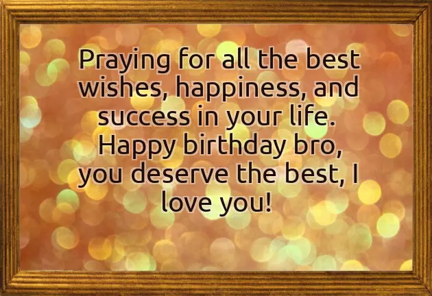 Happy Birthday Bhai In English