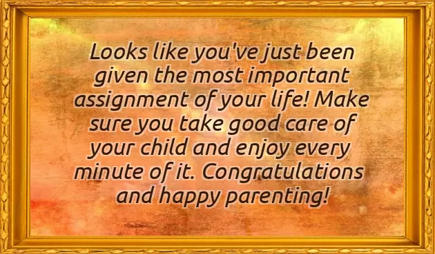 Congrats On Becoming A Father