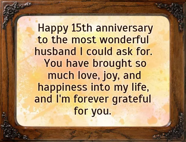 Happy 15Th Anniversary Happy 15Th Anniversary