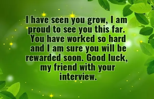 Good Luck For Interview Good Luck For Interview