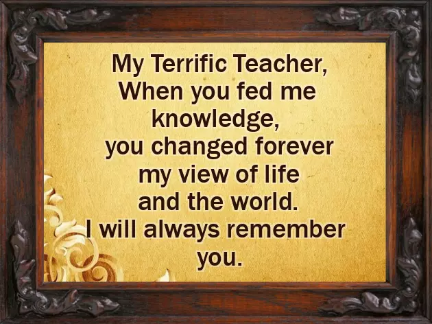 Gratitude Poems For Teachers Gratitude Poems For Teachers