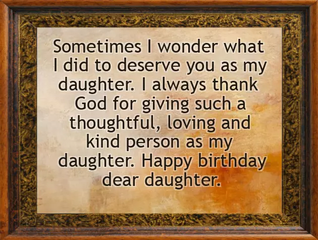 Happy Birthday With Your Daughter