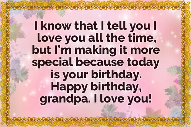 Happy Birthday Quotes For Grandfather Happy Birthday Quotes For Grandfather