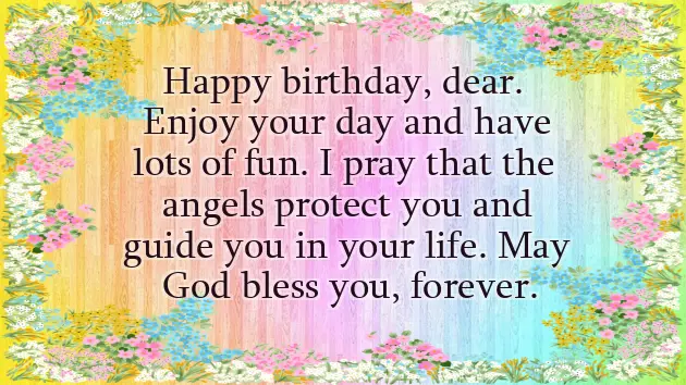 Birthday Wishes To A Godly Woman