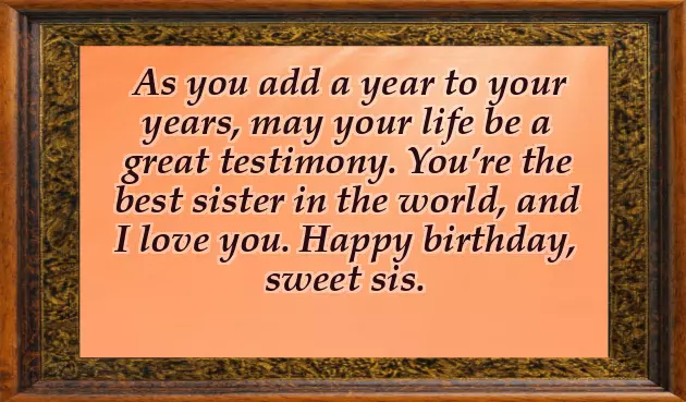 Birthday Wishes For My Sweet Sister Birthday Wishes For My Sweet Sister