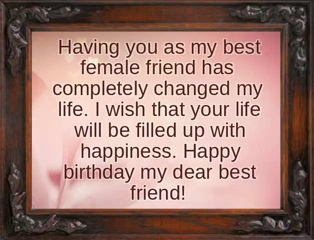 Happy Birthday Wishes For Best Friend Female Happy Birthday Wishes For Best Friend Female
