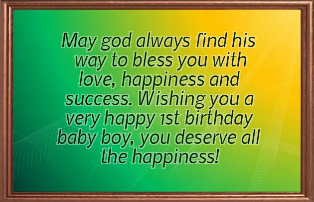 Birthday Wishes For 1 Year Old Son Birthday Wishes For 1 Year Old Son