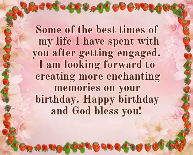 Happy Birthday To My Fiance Female