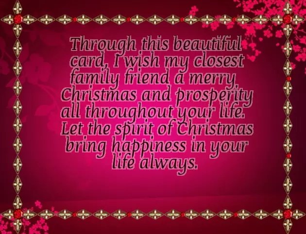 Christmas Message To My Family Christmas Message To My Family