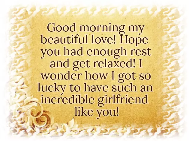 Good Morning Message For New Girlfriend Good Morning Message For New Girlfriend