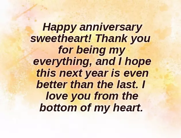 1St Anniversary Wishes