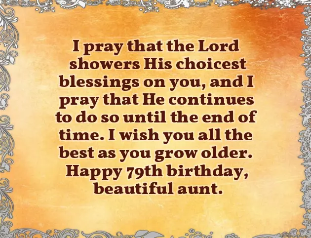 Happy Birthday 79 Years Old