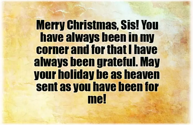 Christmas Message To A Sister Christmas Message To A Sister