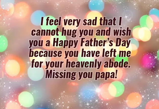 Father Day Message For A Deceased Father