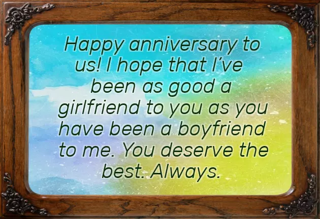 First Anniversary Quotes For Boyfriend