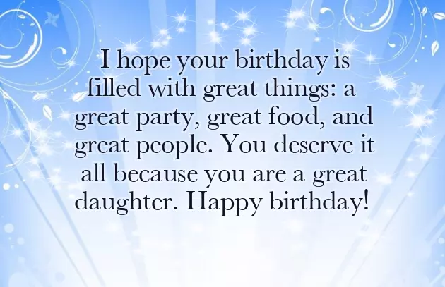 To My Daughter Happy Birthday To My Daughter Happy Birthday