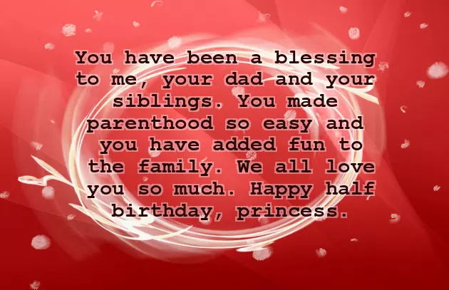 6 Month Completed Baby Wishes 6 Month Completed Baby Wishes