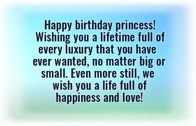 Happy Birthday My Princess Quotes Happy Birthday My Princess Quotes